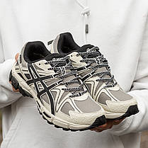 Зимові Чоловічі Кросівки Asics Gel-Kahana 8 Gore-Tex Beige / Асікс Гел-Кахана 8 Гор Текс Бежеві з Чорним, фото 3