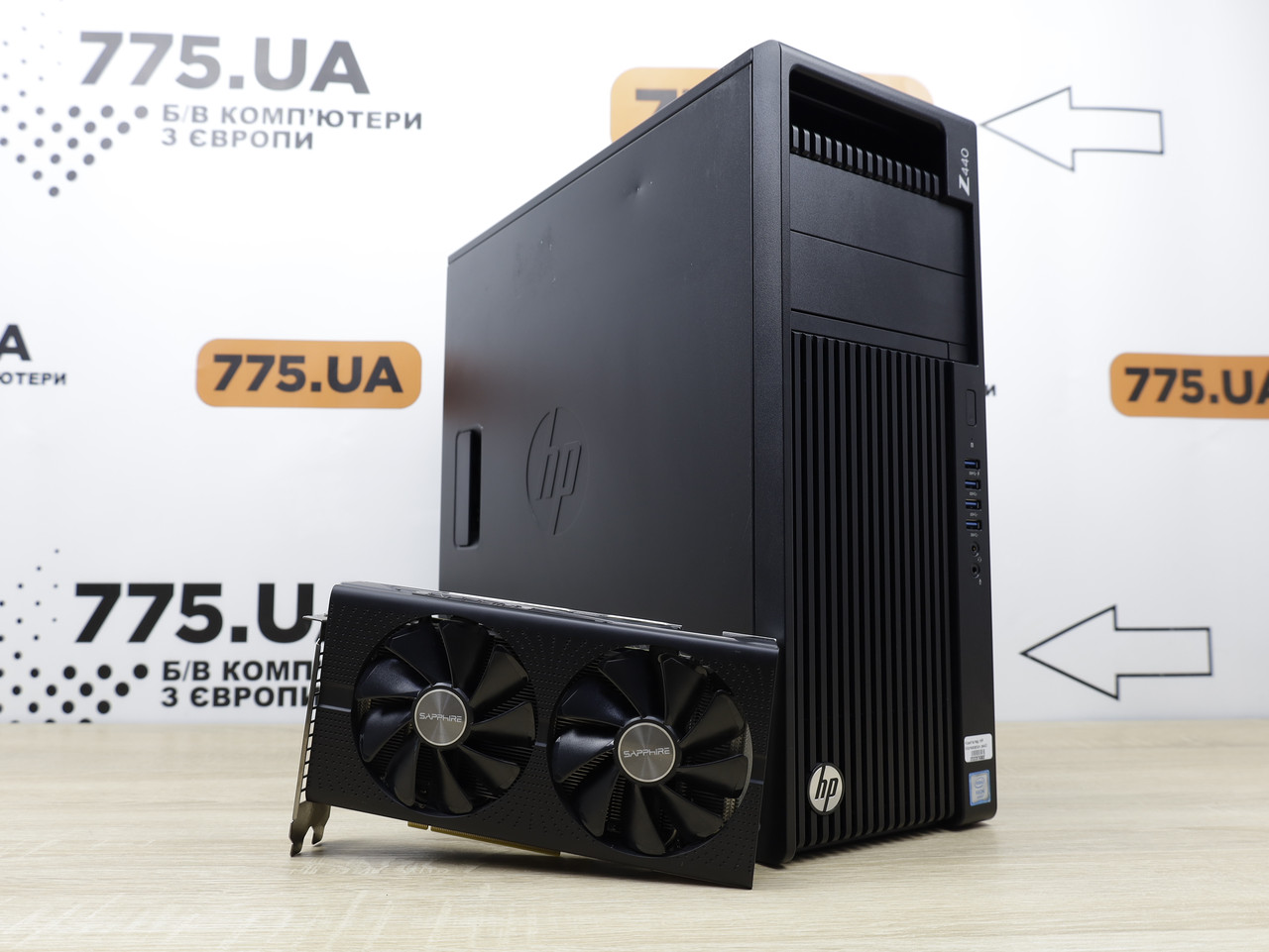 Ігровий комп'ютер HP Z440/ Intel Xeon E5-1620 V3 (4 ядра, 8 пот) 32 RAM, 480 SSD, 700W, RX580 8GB 256 bit