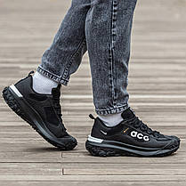 Зимові Чоловічі Кросівки Nike ACG Mountain Fly 2 GTX Low / Найк АСГ Маунтін Флай 2 ГТХ Низькі Чорні з Білим, фото 5