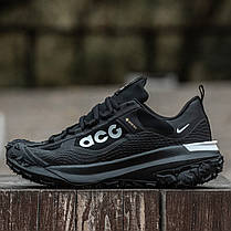 Зимові Чоловічі Кросівки Nike ACG Mountain Fly 2 GTX Low / Найк АСГ Маунтін Флай 2 ГТХ Низькі Чорні з Білим, фото 4