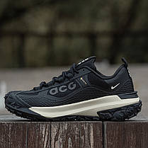 Зимові Чоловічі Кросівки Nike ACG Mountain Fly 2 GTX Low / Найк АСГ Маунтін Флай 2 ГТХ Низькі Чорні з Бежевим, фото 4