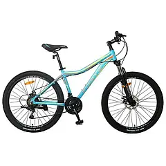Велосипед жіночий FORTE VESTA 26"/16" синьо-жовтий HLZ