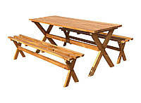 Стіл і лавки сосна