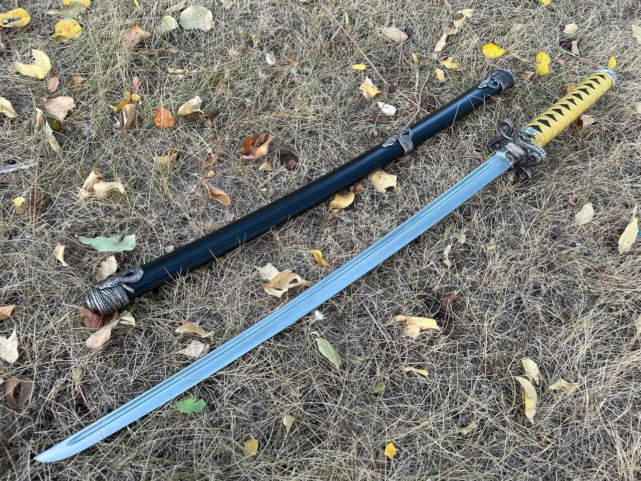 Самурайський меч катана "snake" на підставці