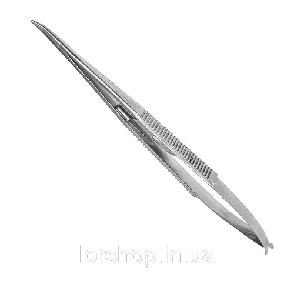 Голкотримач Castroviejo, 18 см, зігнутий, J-24-287