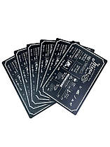 Килимок сервірувальний під столове приладдя, 30х45 см, поліпропілен, меню, ТМ Мой Дом 01449