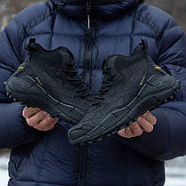 Зимові Чоловічі Кросівки Reebok Zig Kinetica 2 Edge GTX High / Рибок Зіг Кінетика 2 Едж ГТХ Високі Чорні, фото 3