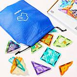 Магнітний конструктор Пригоди Юрського періоду, 48 деталей, фото 7