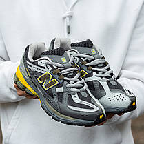 Чоловічі Кросівки New Balance 1906U Grey Black Yellow / Нью Беланс 1906Ю Сірі з Чорним та Жовтим, фото 3