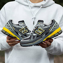 Чоловічі Кросівки New Balance 1906U Grey Black Yellow / Нью Беланс 1906Ю Сірі з Чорним та Жовтим, фото 2