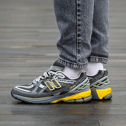 Чоловічі Кросівки New Balance 1906U Grey Black Yellow / Нью Беланс 1906Ю Сірі з Чорним та Жовтим, фото 1