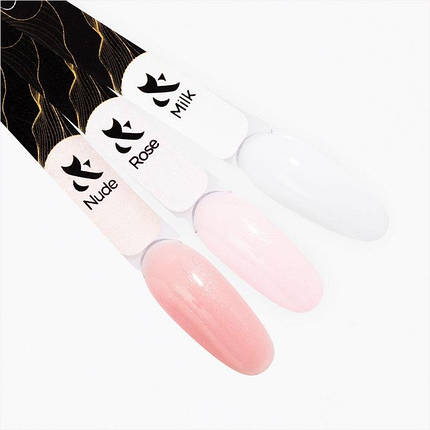 F.O.X. Гель для укріплення натуральних нігтів Shine Gel Rose, 15 ml, фото 2