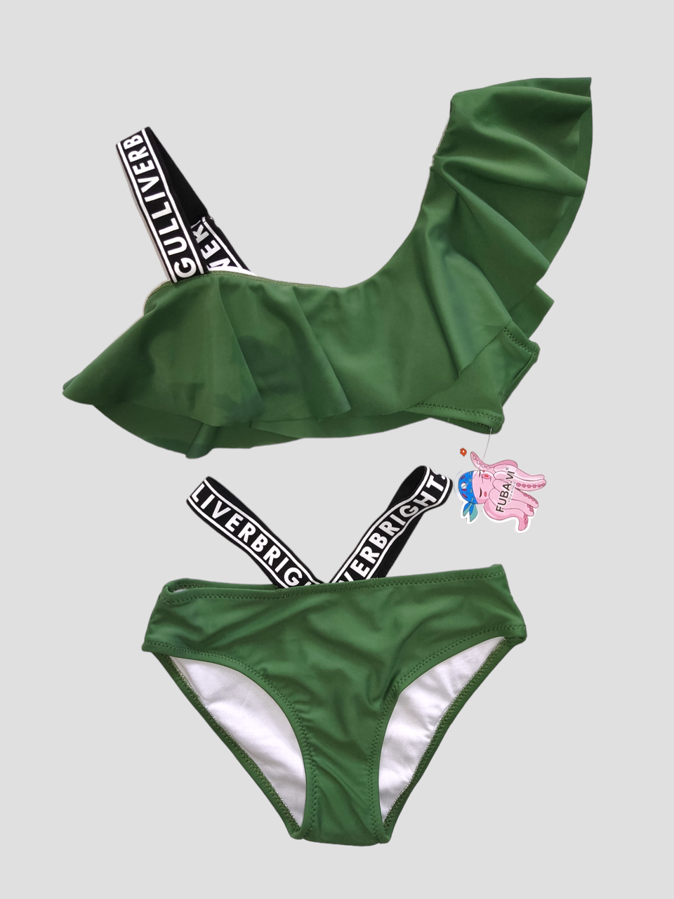 Дитячий і підлітковий купальник Fuba 2125 хакі 34 36 38 40 42 розмір