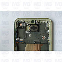 Дисплей із сенсором Samsung A556 Galaxy A55 Yellow (GH82-34308D) сервісний оригінал у складі з рамкою!, фото 5