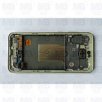 Дисплей із сенсором Samsung A556 Galaxy A55 Yellow (GH82-34308D) сервісний оригінал у складі з рамкою!, фото 4