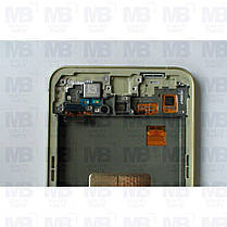 Дисплей із сенсором Samsung A556 Galaxy A55 Yellow (GH82-34308D) сервісний оригінал у складі з рамкою!, фото 6