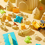 Ігровий набір Чарівний пісок (кругла пластикова коробка) пісочниця кінетичний пісок Mideer, фото 7