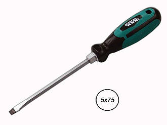 Викрутка посилена плоска SL 5x75 45-8575 ТМ MASTER TOOL BP