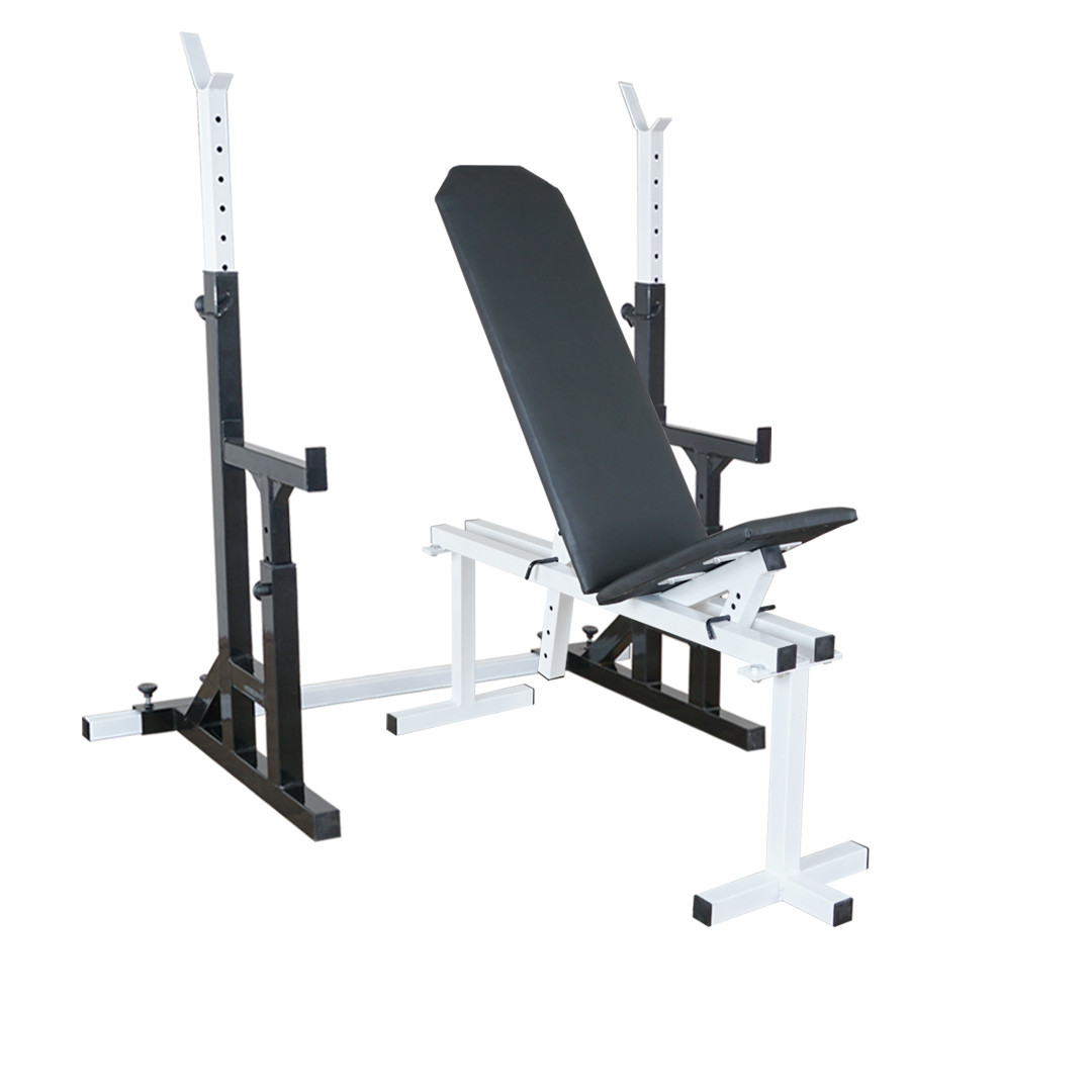 Силовий комплект A238: регульована лава до 250 кг + стійки під штангу зі страховкою до 250 кг