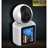 Поворотна бездротова камера Відеоняня WIFI з екраном C31 Поворотна камера з віддаленим доступом, фото 3