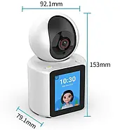 Поворотна бездротова камера Відеоняня WIFI з екраном C31 Поворотна камера з віддаленим доступом, фото 9