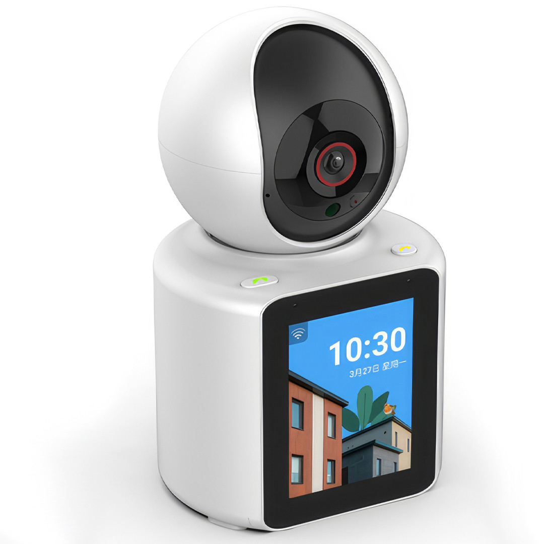 Поворотна бездротова камера Відеоняня WIFI з екраном C31 Поворотна камера з віддаленим доступом, фото 1