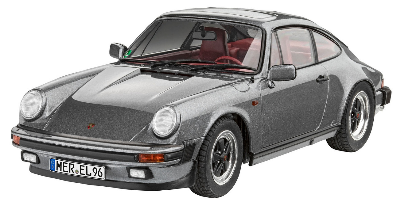 Збірна модель Revell Набір автомобіль Porsche 911 Carrera 3.2 Coupe рівень 3 масштаб 1:24 (RVL-67688)