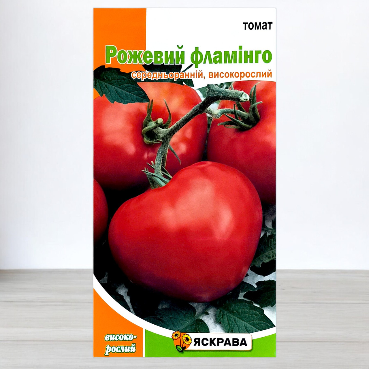 Насіння томату Рожевий Фламiнго, Яскрава, 0,1г (Насіння томата), фото 1