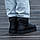 Зимові черевики UGG Classic Mini Black Leather | чорні, натуральна шкіра, розміри 36–45 (унісекс), фото 3