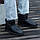 Зимові черевики UGG Classic Mini Black Leather | чорні, натуральна шкіра, розміри 36–45 (унісекс), фото 5