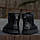 Зимові черевики UGG Classic Mini Black Leather | чорні, натуральна шкіра, розміри 36–45 (унісекс), фото 8