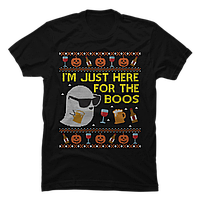 Футболка Funny Here For The Boos Ugly Halloween