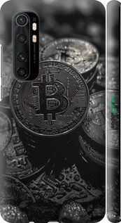 Чехол на Xiaomi Mi Note 10 Lite Black Bitcoin "6090m-1937-7290", фото 1
