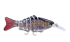 Секційний Воблер карась SwimBait (свімбейт) 112mm\14g