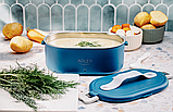 Металевий ланчбокс для їжі з підігрівом Adler AD 4505 blue контейнер з підігрівом, фото 10