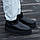 Зимові жіночі черевики UGG Ultra Mini Black Platform Leather | чорні, натуральна шкіра, платформа, розміри 36–41, фото 3