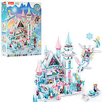 Конструктор SLUBAN M38-B0789 Fairy tales of Winter Зимова казка Крижаний замок принцеси 1324 деталі