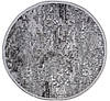 Сучасний круглий килим в сірому кольрі LEVADO 03889A L.GREY/D.GREY, фото 3