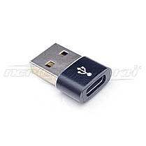 Перехідник USB 2.0 АМ to Type-C Female, фото 3
