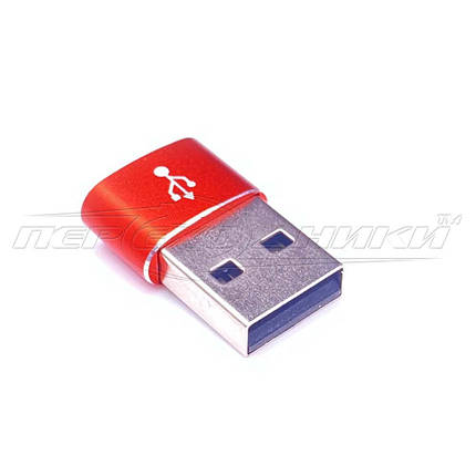 Перехідник USB 2.0 АМ to Type-C Female, фото 3