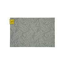 Килимок сервірувальний під столове приладдя, 30х45 см, сіре листя, ТМ Мой Дом 01441