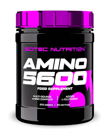 Амінокислоти Scitec Nutrition Amino 5600 200 таб Угорщина, фото 1