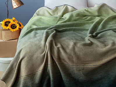 Плед бавовна Pupilla Harmony Green зелений 200х220см