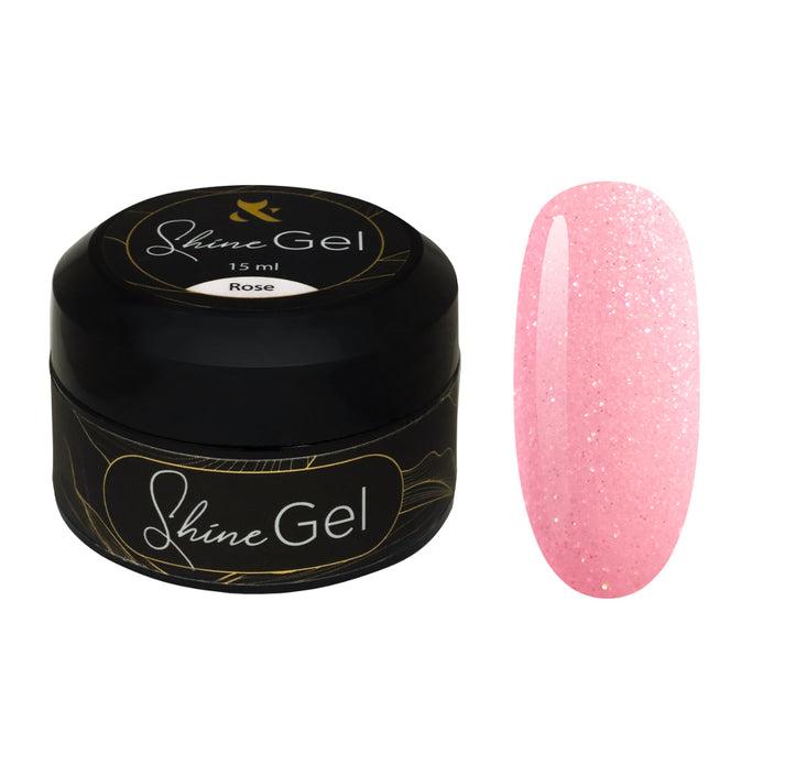 F.O.X. Гель для укріплення натуральних нігтів Shine Gel Rose, 15 ml