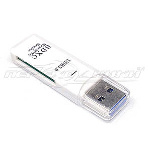 Універсальний кардридер 2 in 1 USB 3.0 SD/SDHC//Micro SD/Card Reader, фото 4