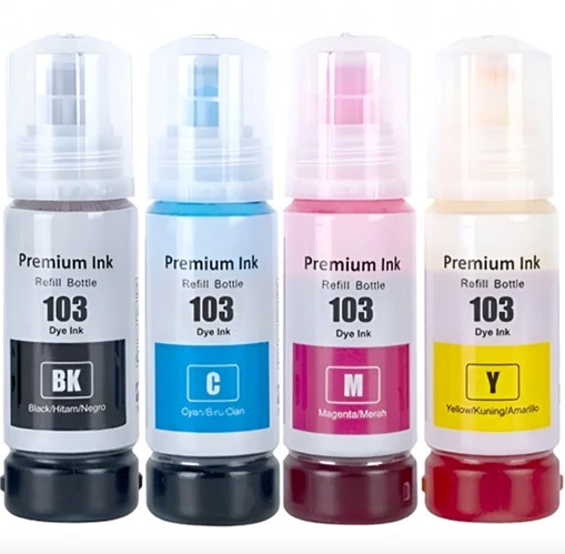 Чернила (краска) PREMIUM для Epson EcoTank L3210 | Комплект чернил 4шт ...