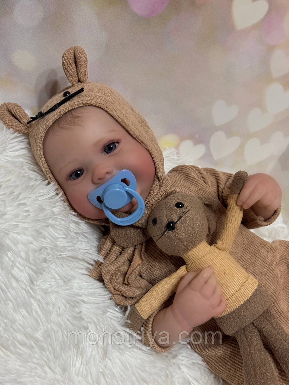 Лялька реборн, хлопчик, 50 см. Анатомічний, фото 1