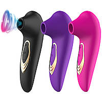 Вібратор вакуумний жіночий для клітора Пінгвін з акумулятором Різні кольори ( 220-066 )