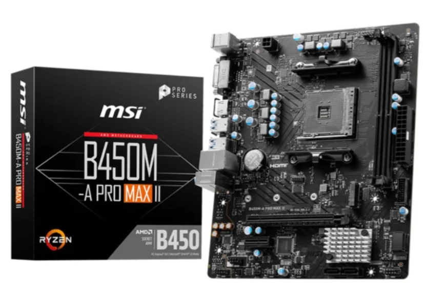 Материнська плата MSI B450M-A PRO MAX II