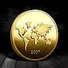 Сувенірна монет серії "Сімь чудес світу" 2007г — концепціяжерства Бразилія, фото 2